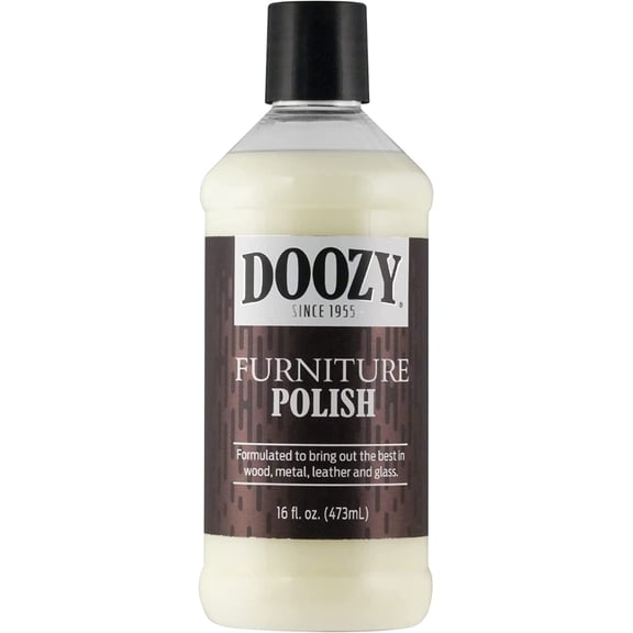 16 oz Furniture & Cabinet Polish for All Wood & Metal, Leather & Glass - Oak, Teak, Dark & Light Wood - Best to Clean, Restore, Protect, Shine & Conceal Fine Surface Scratches