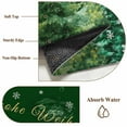 thumbnail image 6 of Entryway Rug 2'x3', Green Christmas Tree Small Rug for Kitchen Bathroom Door Mat Indoor Entrance, Xmas Trees Snowflake Farmhouse Non-Slip Area Rugs Floor Mats Carpet Front Door Rugs, 6 of 8