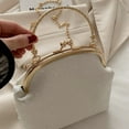 thumbnail image 6 of Stylish Metallic Chain Evening Purse In Luxurious Shoulder Crossbody Purses Elegant Handbag For Special Occasion, 6 of 20