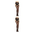 thumbnail image 4 of Langgg Plus Size Stockings With Belt For Flattering Look Easy To Match Stockings Tights 1108 2Set, 4 of 6
