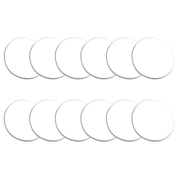 ROSENICE 12Pcs Clear Bumper Pads for Kitchen Cabinet Doors Anti-collision Pad Furniture Pads