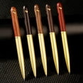 thumbnail image 4 of 4Pcs Wood Signing Pen Metal Gel Pen Office Signing Pen Twist Action Refillable Write Smoohtly Business Gift Pen, 4 of 21