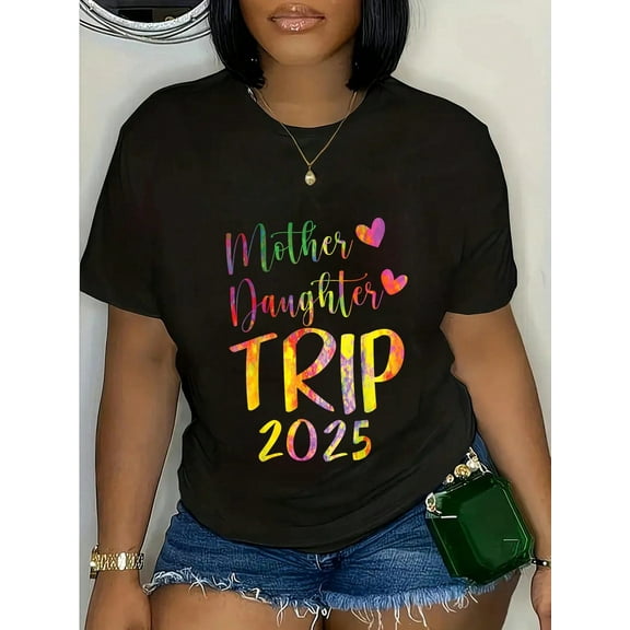 100% Cotton Mother Daughter Trip 2025 T-Shirt