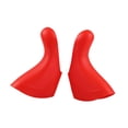 thumbnail image 2 of Cubras de palanca de cambios de 2 piezas a mano de repuesto Palancas de freno de bicicleta para ER9 ERX Rojo, 2 of 8