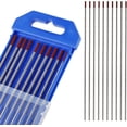thumbnail image 1 of 10 X Electrodos De Tungsteno, Electrodo De Tungsteno Para Soldadura Tig Wt-20 2.4 Ø X 175 Mm Agujas Para Soldadura Tig (Rojo), 1 of 5