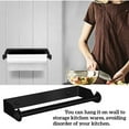 thumbnail image 3 of Stainless Steel Paper Towel Holder Punch-Free Towel Rack Wall Mounted Roll Paper Stand for Bathroom Kitchen, 3 of 7