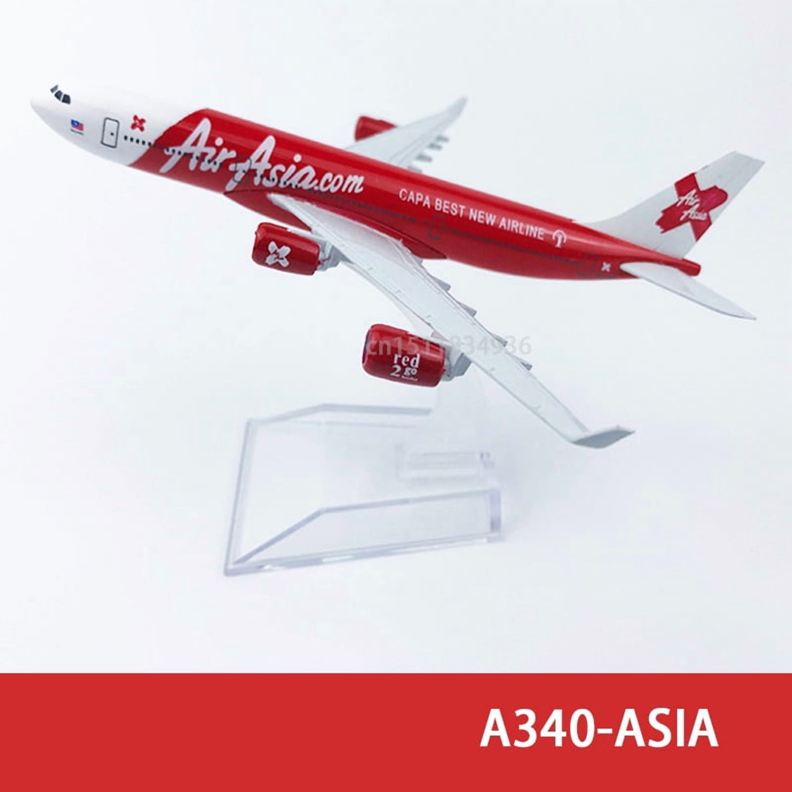 6Inch 15CM A380 A350 A330 A320 Concorde Diecast Airplane Model For Gift Collection,A340 ASIA