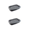 thumbnail image 2 of Greeniant Variedad de colores Cama para perros y duradera para perros Cama para mascotas Cama para gatos Fácil de limpiar gris oscuro S 38*28cm gris oscuro S, 38*28cm 2Conjunto, 2 of 6