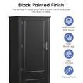 thumbnail image 4 of DEALTOPS Tall Spacious Storage Cabinet with 2 Drawers and Adjustable Shelves, Black, 4 of 6