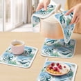 thumbnail image 5 of Coastal Pot Holders for Kitchen Heatproof Potholder, 3 Pack Ocean Turtle Seahorse Octopus Whale Beach Starfish Hot Pads Multipurpose Oven Pads Cloth Potholders Trivet for Cooking Baking, 5 of 8