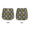 thumbnail image 3 of Xecao Sugar Skulls for Double-layer Running Short for Women, Perfect for Gym, Tennis, and More, Featuring a Convenient Pocket-X-Large, 3 of 7
