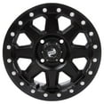 thumbnail image 3 of (4 Pack) 4/156 Tusk Uinta Beadlock Wheel 15x7 6.0 + 1.0 Matte Black for Polaris Rzr Xp 4 Turbo Fox Edition 2018, 3 of 7