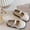Beige, variant on Viluyesy Girls Leather Dress Shoes - British Style Soft Sole Slip-On Princess Flats With Lace Bow Toddler School Party Wedding Black Size 12