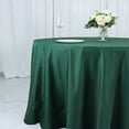 thumbnail image 2 of BalsaCircle 132" Round Polyester Tablecloths Wedding Hunter Green, 2 of 8