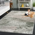thumbnail image 3 of SAFAVIEH Adirondack Josephina Abstract Area Rug, Ivory/Dark Green, 6' x 6' Square, 3 of 8