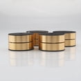 thumbnail image 4 of 4PCS HiFi Speaker Isolation Feet Cushion Pads Stand Feet 40X23mm Aluminum Vibration Dampener Gold, 4 of 7