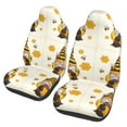 thumbnail image 2 of Haiem Beekeeper Gnome Holding A Glass Printed Car Seat Covers Set of 2, Universal Fit Car Seat Covers,Protective Seat Covers,Comfortable Car Seat Covers, Easy Installation Seat Covers, 2 of 9