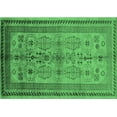 thumbnail image 1 of Ahgly Company Indoor Rectangle Oriental Emerald Green Industrial Area Rugs, 7' x 10', 1 of 4