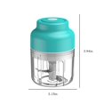 thumbnail image 3 of LNGOOR Home Appliances  Wireless Portable Food Chopper Small Electric Food Processor For Garlic Veggies  Dicing  Mincing & Puree   Baby Food Maker(100ml) Clearance, 3 of 7