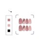 thumbnail image 3 of Almond Diagonal Gold Line Lotus Root Pink Use Nail Ormromra HMHZ1789, 3 of 8