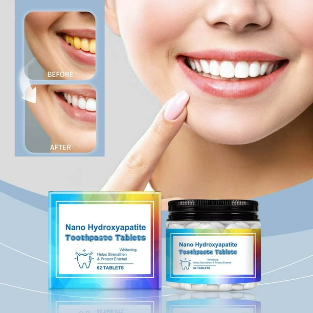 Salud y Belleza, Cuidado Personal, Pasta de Dientes, Pasta de Dientes, Pastillas de Pasta de Dientes Blanquean las Manchas de los Dientes Manchas Amino Breath Freshening Oral Toothpaste 62 Tabletas, u