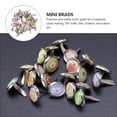thumbnail image 2 of MasteelfCA 50pcs Practical DIY Craft Mini Brads Colorful Alloy Nails Decorative Nails, 2 of 8