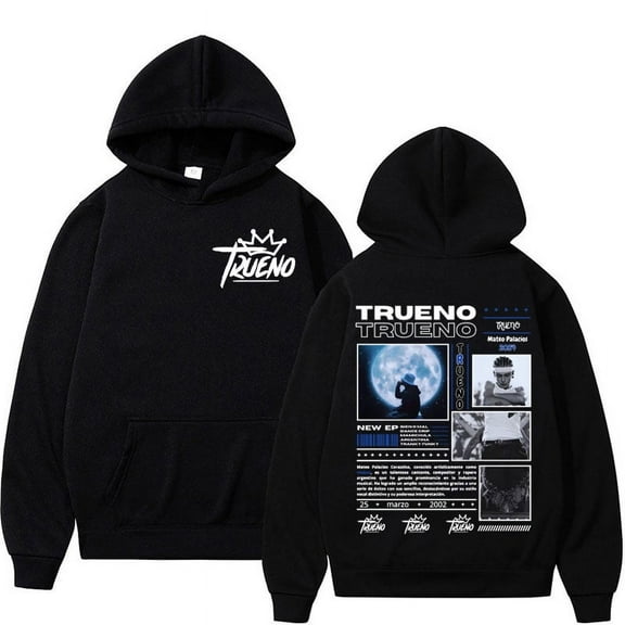 Rapper Trueno Album Cover Hoodie Male Harajuku Hip Hop Punk Rock Hoodies Men Women Fashion Casual Fleece Pullovers Sweatshirt