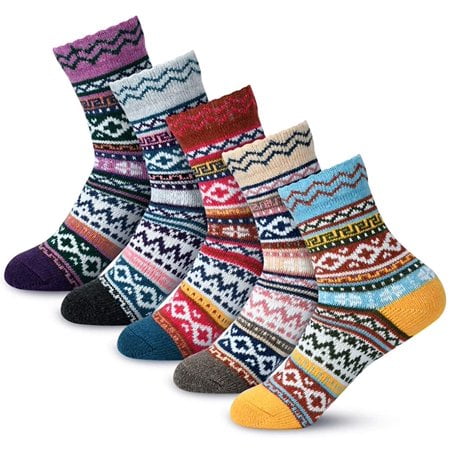 

Xiangyi Women Socks Winter - Gifts for Women - Warm Thick Soft Wool Socks Christmas Gifts Socks Cozy Crew Socks