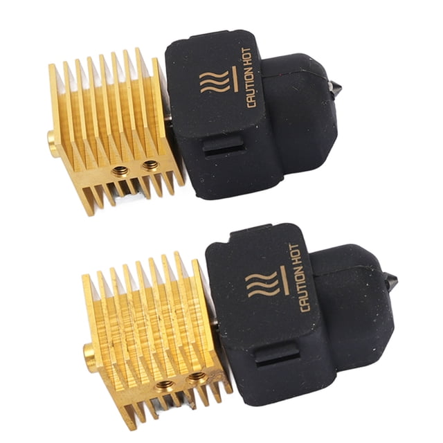 Kit De Extremo Caliente Para Impresora 3D, 2 Juegos De Cabezal De Extrusión De Extremo Caliente Preciso, Boquilla Intercambiable De Pared Interior Resbaladiza Para Reemplazo