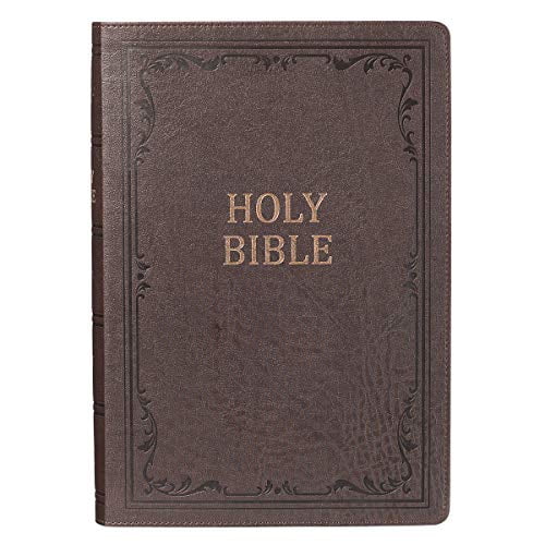 Sainte Bible, Édition Imprimée Super Géante KJV, Brun (King James Bible)