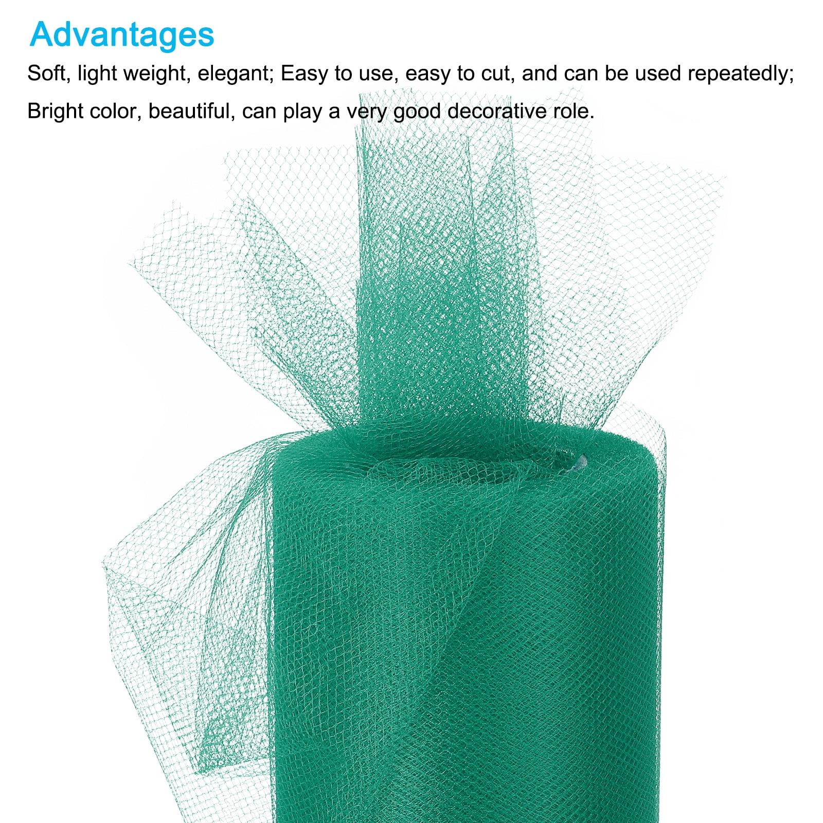 Tulle Rolls Fabric Spools 6" 25 Yards Army Green for Decoration Wrapping Wedding DIY Crafts