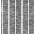 thumbnail image 4 of HomeRoots 678289 5 x 8 ft. Gray, Ivory & Silver Striped Washable Machine Made Rectangle Area Rug with UV Protection, 4 of 9