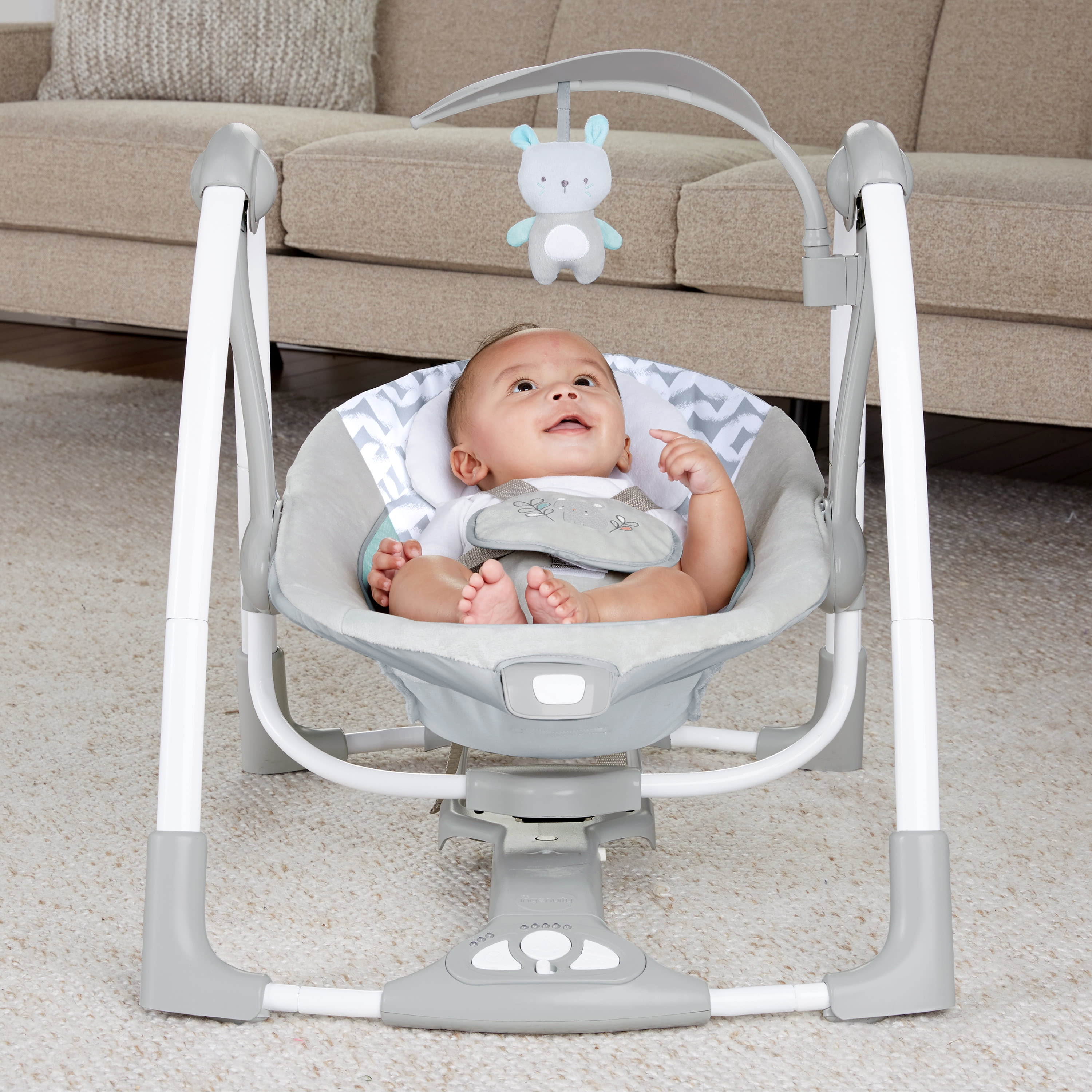 Ingenuity 2-in-1 Portable Battery-Powered Baby Swing & Infant Seat with  Vibrations - Raylan (Unisex)