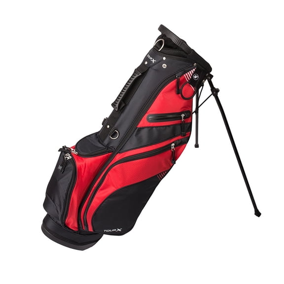 Pinseeker Tour X Black Red Stand Golf Bag