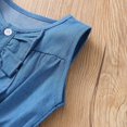 thumbnail image 5 of Gyratedream Toddler & Little Girls Sleeveless 4th of July Dress Denim Tops Splicing American Flag Skirts, 5 of 7