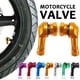thumbnail image 3 of Válvula hermética de la rueda de la motocicleta de la aleación de aluminio vástagos de válvula del neumático de 90 grados, 3 of 10
