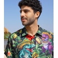 thumbnail image 5 of BounceUp Mens Hawaiian Shirt 3D Print Casual Short Sleeve Button Down Graphic Aloha Dress Shirts, 5 of 6