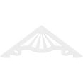 thumbnail image 2 of Ekena Millwork 72"W x 27"H x 1"P (9/12) Pitch Marshall Architectural Grade PVC Gable Pediment, 2 of 7