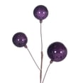 thumbnail image 2 of Vickerman 10' Plum Pearl Branch Ball Wire Garland., 2 of 4