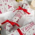 thumbnail image 6 of HOMERAL Christmas Wrapping Paper Roll - 17 Inch X 33Feet - Glitter Sparkle Reindeer, 6 of 7