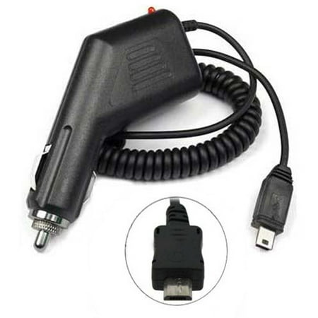 Rapid Car Charger DC Power Socket Plug-in Power Adapter MicroUSB Compatible With Amazon Kindle Fire HD 7, 8, HDX 7 DX 6 8.9, 10
