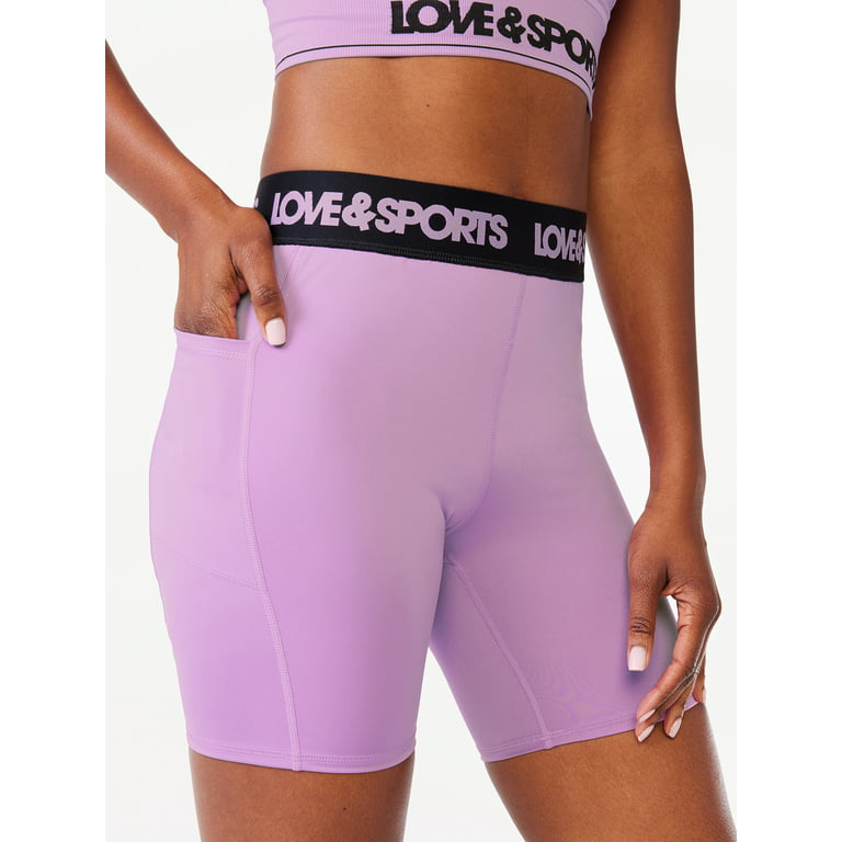 Love & Sports Women's Bike Shorts, Sizes XS-XXXL 
