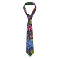 thumbnail image 2 of Gaeub Berry Fruits Men's Classic Woven Jacquard Necktie Perfect for Weddings & Parties, 2 of 7