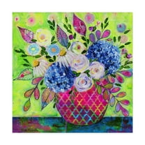 Trademark Fine Art 'Bright Blooms' Canvas Art by Vicki Mcardle Art