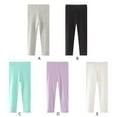 thumbnail image 3 of Bullpiano 2-7T Girls Footless Leggings Full Length Leggings Comfortable Stretchy Soft Cotton Tights Pants for Girls, 3 of 3