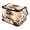 B, variant on Collapsible Christmas Storage Box with Santa Snowman Design Large Capacity Foldable Clothes Organizer Bin for Home Decor