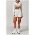 thumbnail image 4 of Chaqueta de Yoga for mujer, chaqueta de Yoga deportiva for correr al aire libre con cremallera, chaqueta de manga larga, ropa de Yoga de secado rápido for niñas, 4 of 7