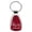 Burgundy, variant on Au-TOMOTIVE GOLD Mustang Black Teardrop Key Fob