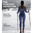thumbnail image 4 of Merino.tech Women’s 100% 𝗠𝗲𝗿𝗶𝗻𝗼 𝗪𝗼𝗼𝗹 𝗕𝗮𝘀𝗲 𝗟𝗮𝘆𝗲𝗿 𝗟𝗲𝗴𝗴𝗶𝗻𝗴𝘀 Lightweight Thermal Underwear with Hiking Socks, 4 of 9