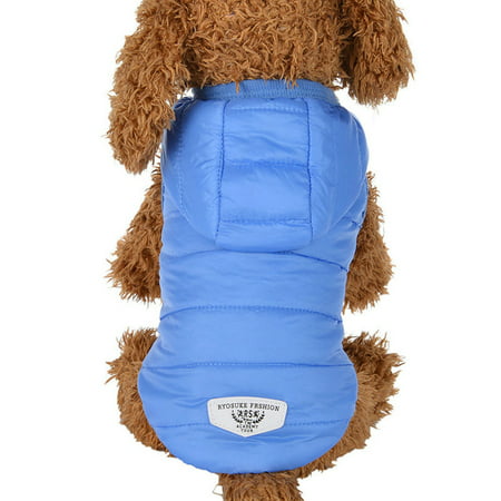 Winter Warm Padded Thickening Vest Coat Dog Costumes Pet Clothes